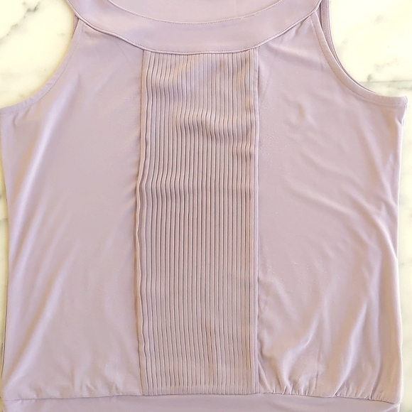 The Limited Light Pink Sleeveless Blouse with front design. - Picture 4 of 4
